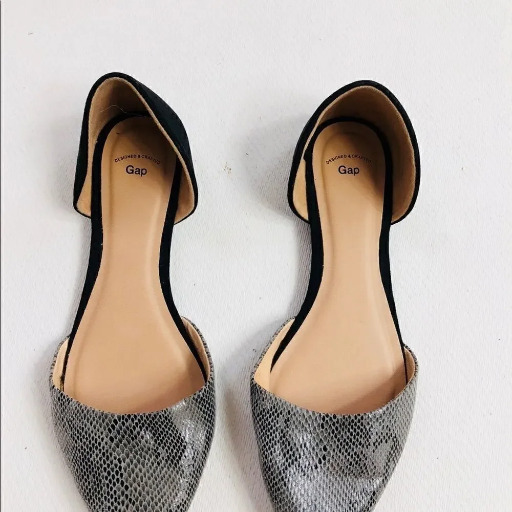 🌹Gap Womans Shoes Flats 8 Snake Print